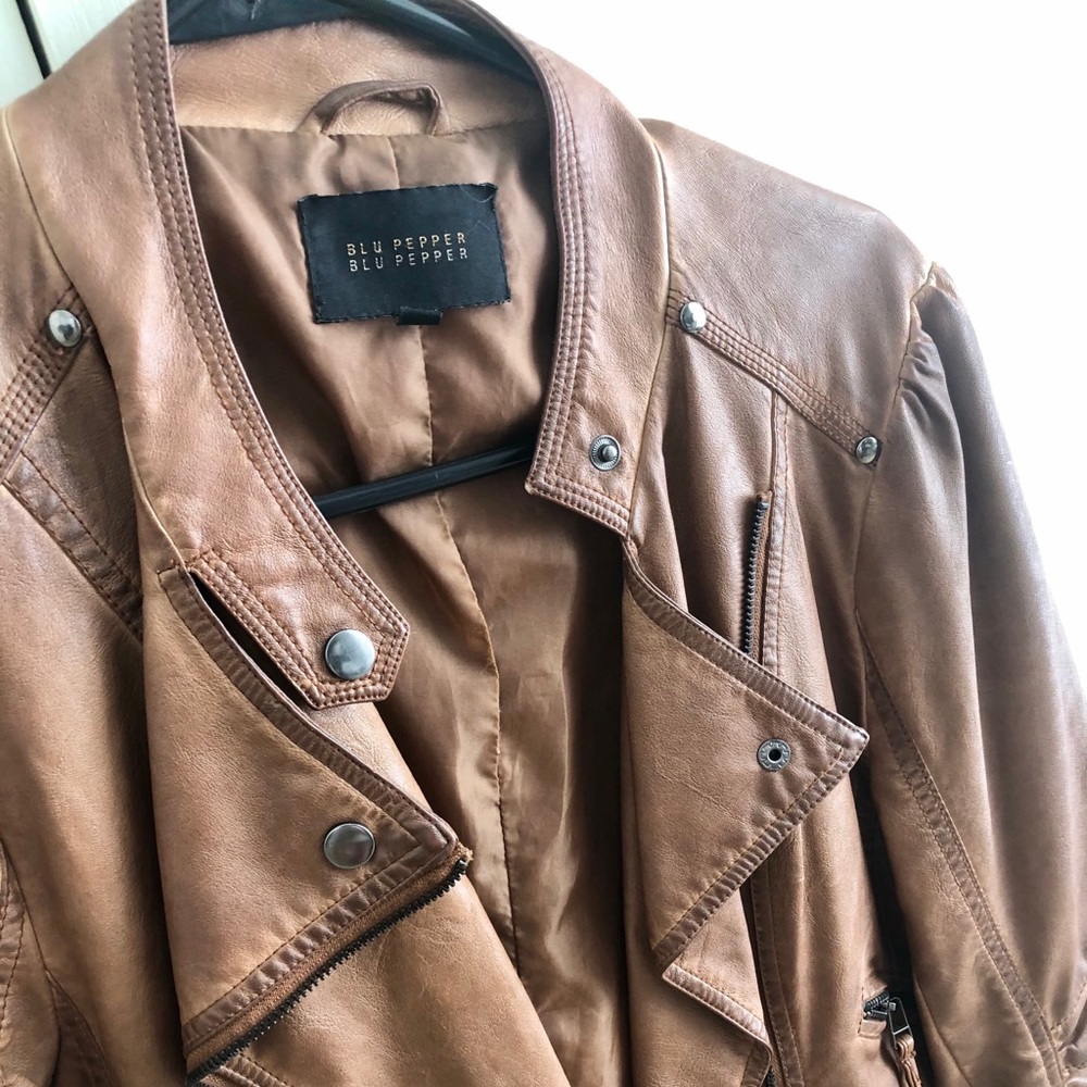 Blu Pepper+Jacket+Brown+Sz Large